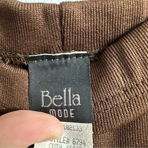 Y2K Matching Set Skirt Top Brown Fairy Modest Casual Vintage Size Small - Picture 7 of 9